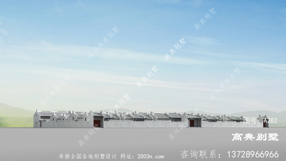 大型府第式建筑九龙吐珠传统民居民宿，最接地气适合中国人生活。