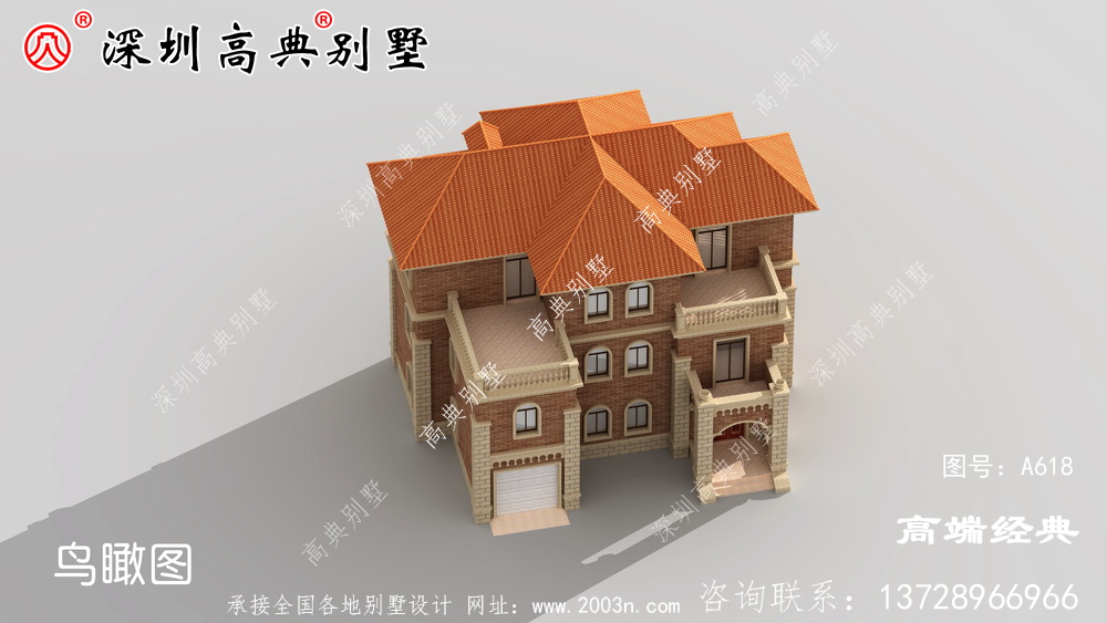 新农村三层别墅图片，精致安全，想要在村里建房的有福气了