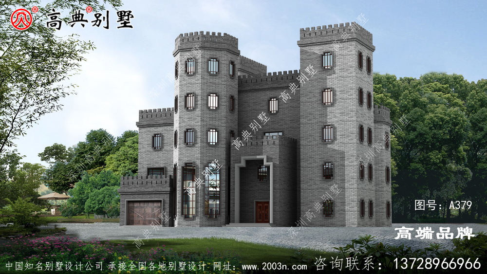 中式高层城堡别墅，真正的豪宅既视感