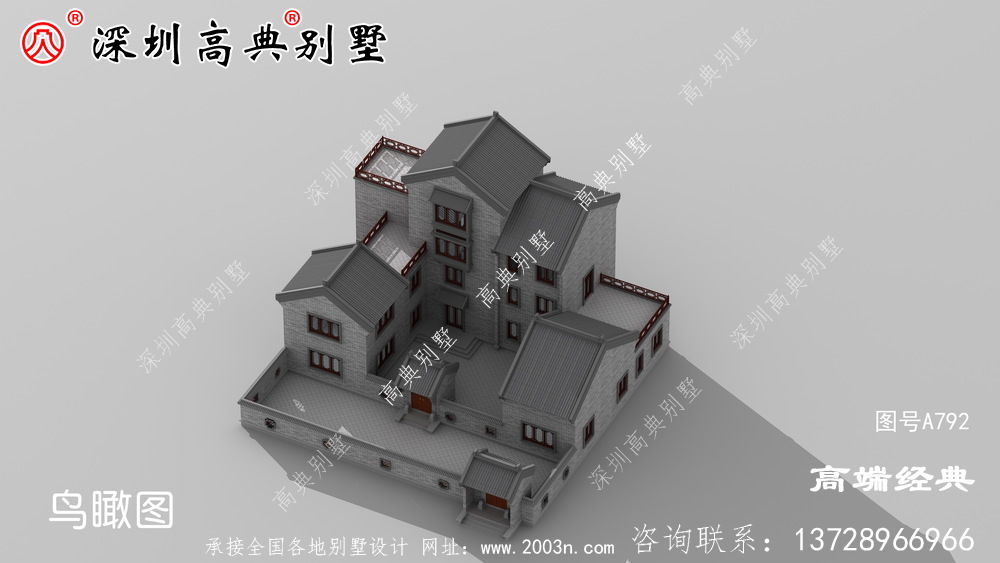 最受欢迎的自建中式房子设计图，新中式原来这么美，怪不得那么多人建