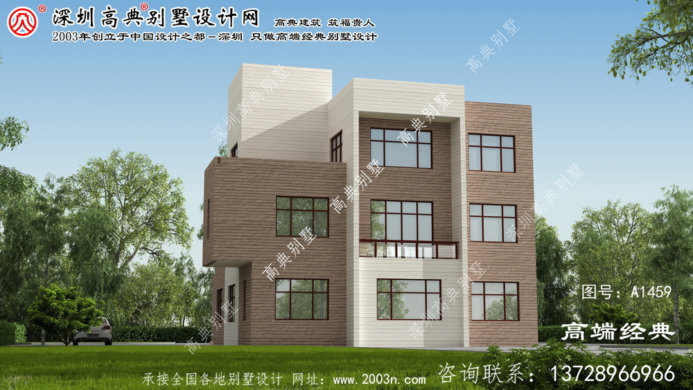 武强县农村房屋三层户型设计图	