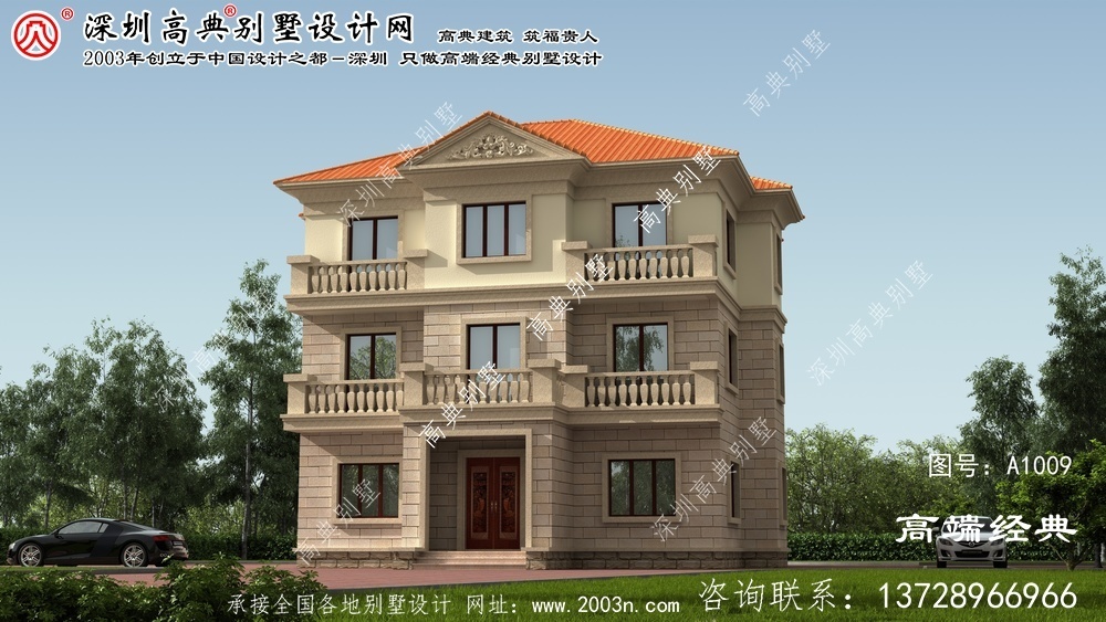 昌乐县新农村三层房屋设计	