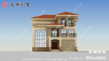 辉县市三层复式欧式高端住宅设计