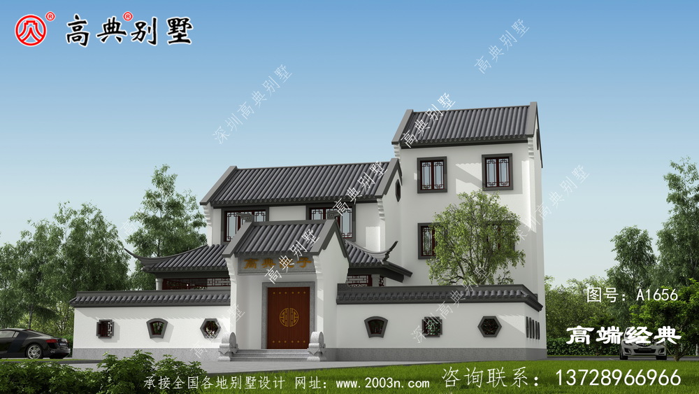 中式庭院别墅，让你享受不一样的优美乡村生活