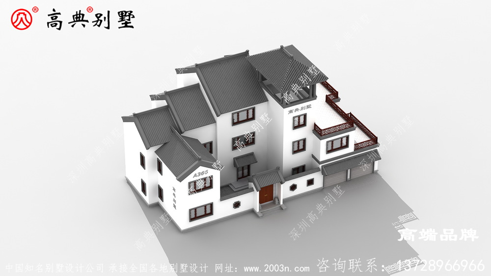 中式庭院符合80后 、90后的建房审美标准