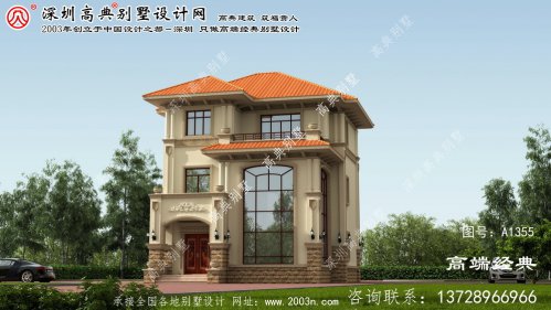临西县三层小型别墅设计图