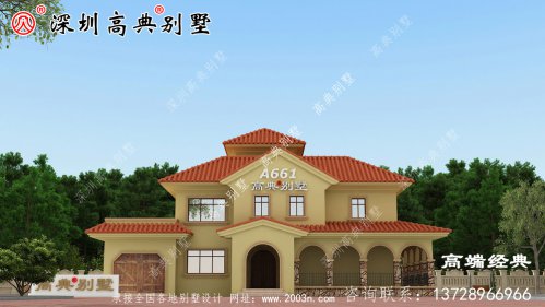 中式仿古庭院别墅设计图，与传统元素