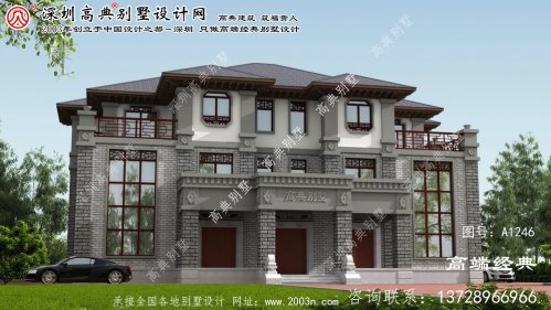 桂东县农村豪华别墅设计图大全别墅	