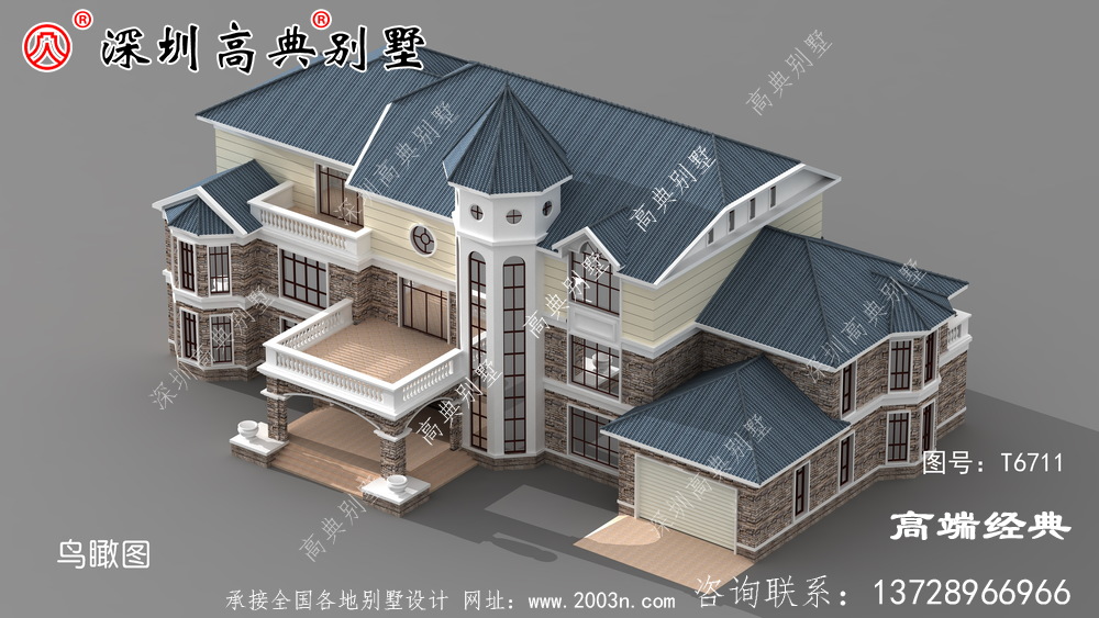 新中式别墅设计图，既可以居家又可以民宿，一级赞。