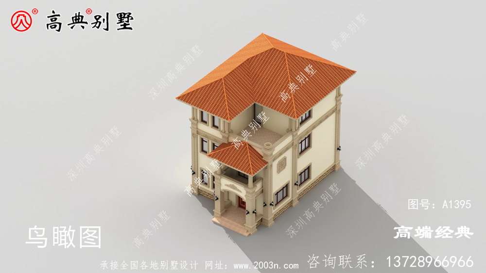 集宁市农村三层最简单小楼房，大户型设计图，太心动了！