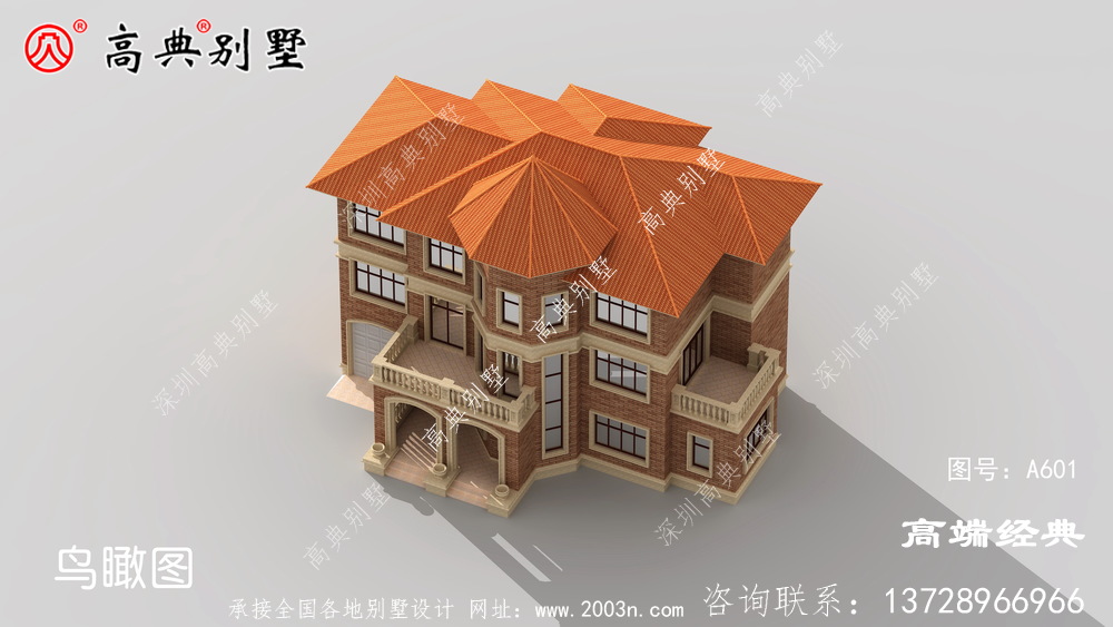连云港市三层别墅图，就算宅基地再小，建出来的四合院也能很气派