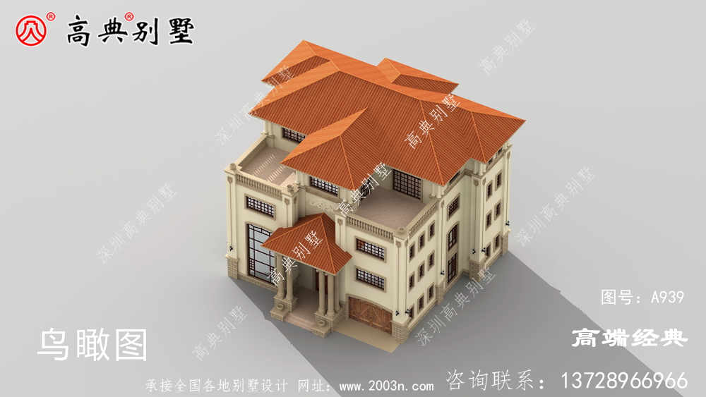 欧式房屋，听说这是湖南最流行的房屋，特别抢眼。