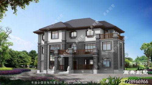 中国新式三层别墅
