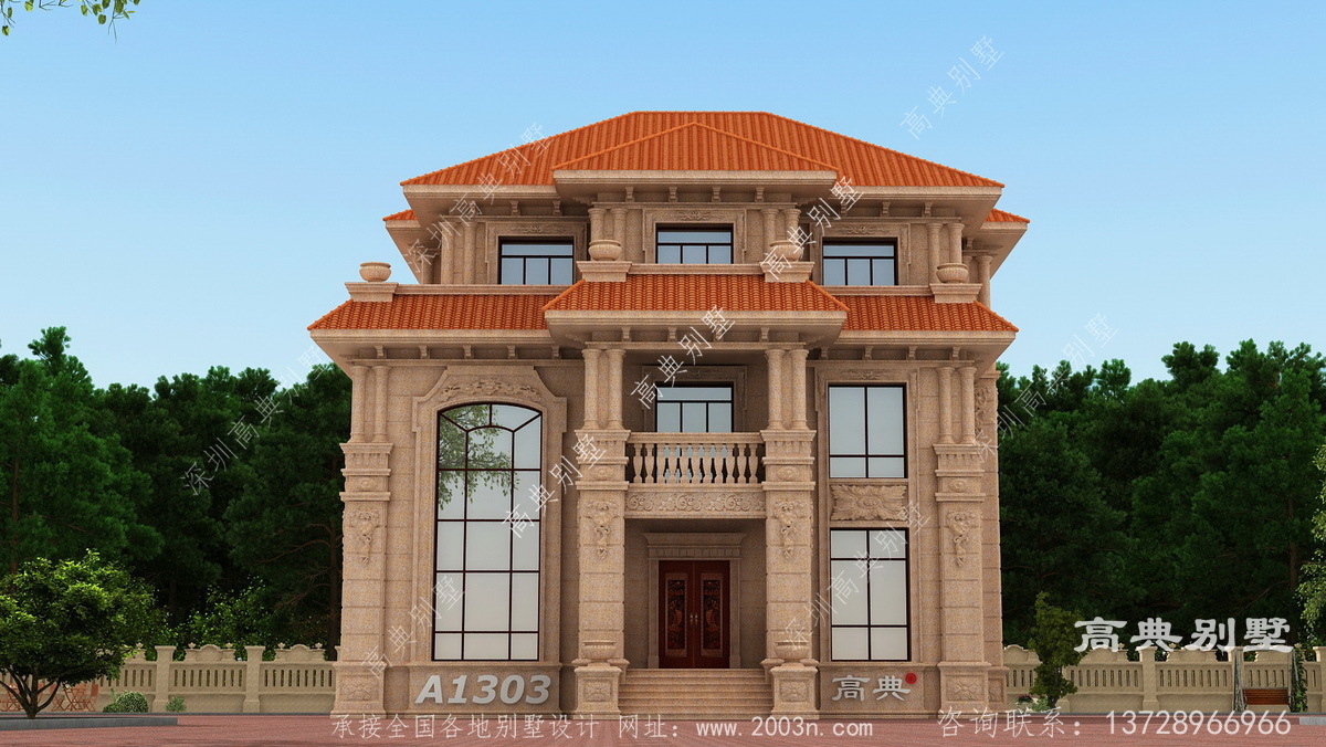潼南县米心镇造房子设计所出品80平米农村建房设计图