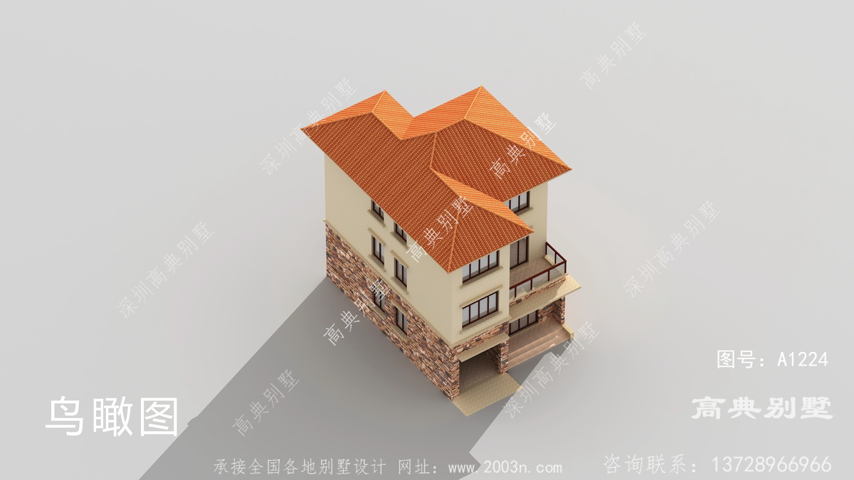 潼南县群力镇盖房子设计工匠所原创农村自建房建筑设计