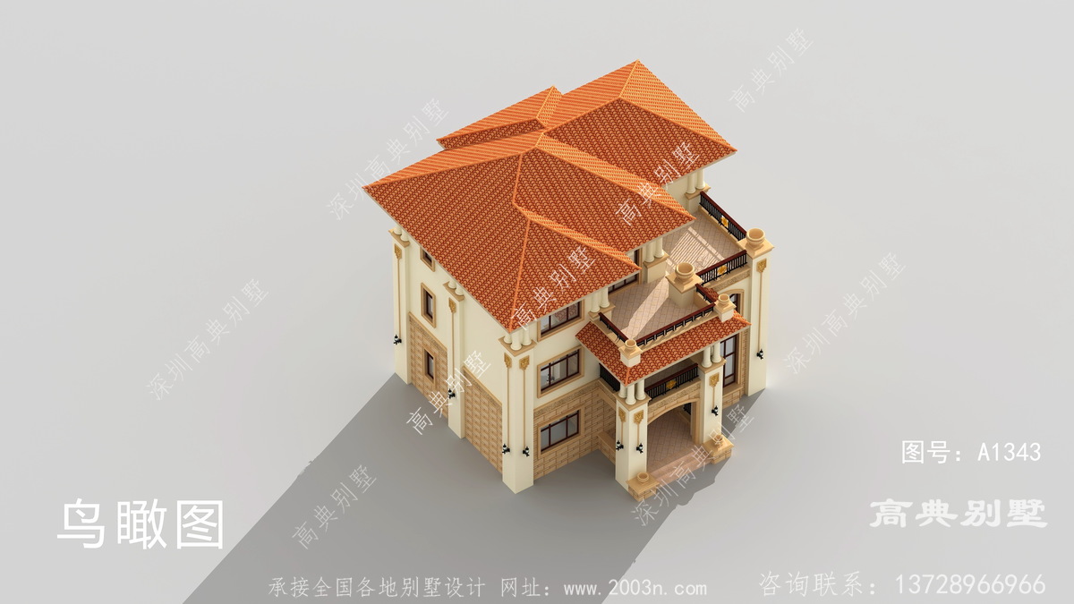 濮阳市孟轲乡别墅设计梦工坊专做农村自建房设计图平房二层