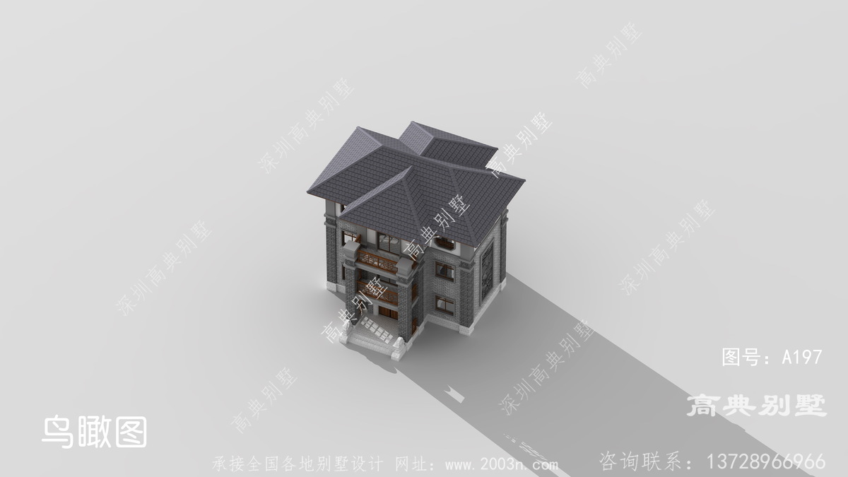 濮阳市杨集乡民宅设计单位建设农村二层半自建房设计图大全