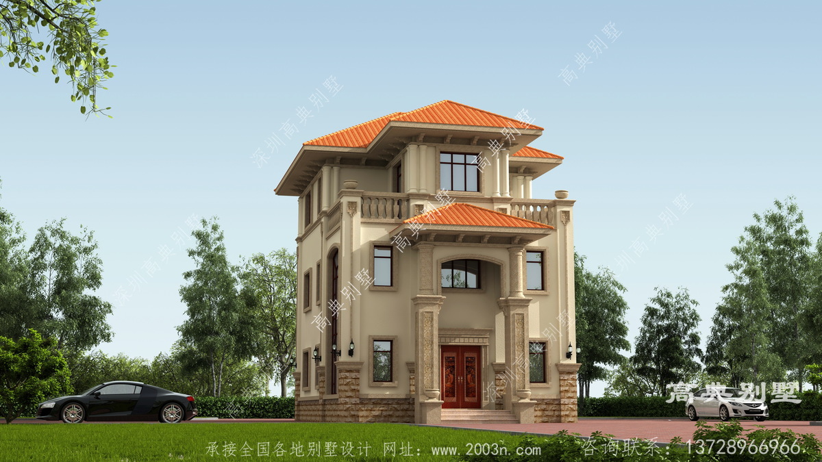 濮阳市颜村铺乡盖房子设计公园专业农村建房设计图纸大全