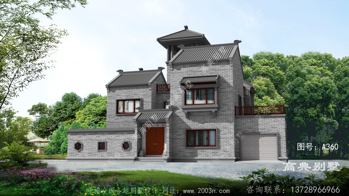 璧山县健龙乡盖房子设计坊专业农村自建房160平方米