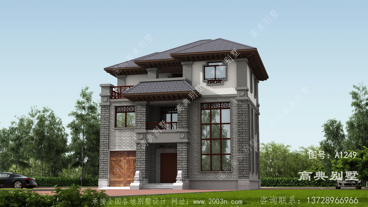 福建省漳州市坑头村三合院案例轻钢别墅平面设计图纸