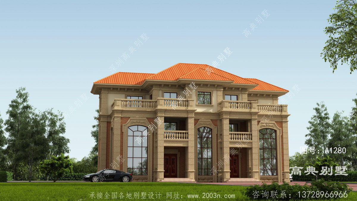 耿马县四排山乡民宅设计事业部制作的新型别墅图片大全