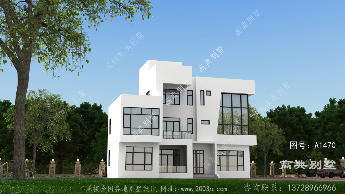五十头村楼房案例萍乡中式别墅庭院设计图纸