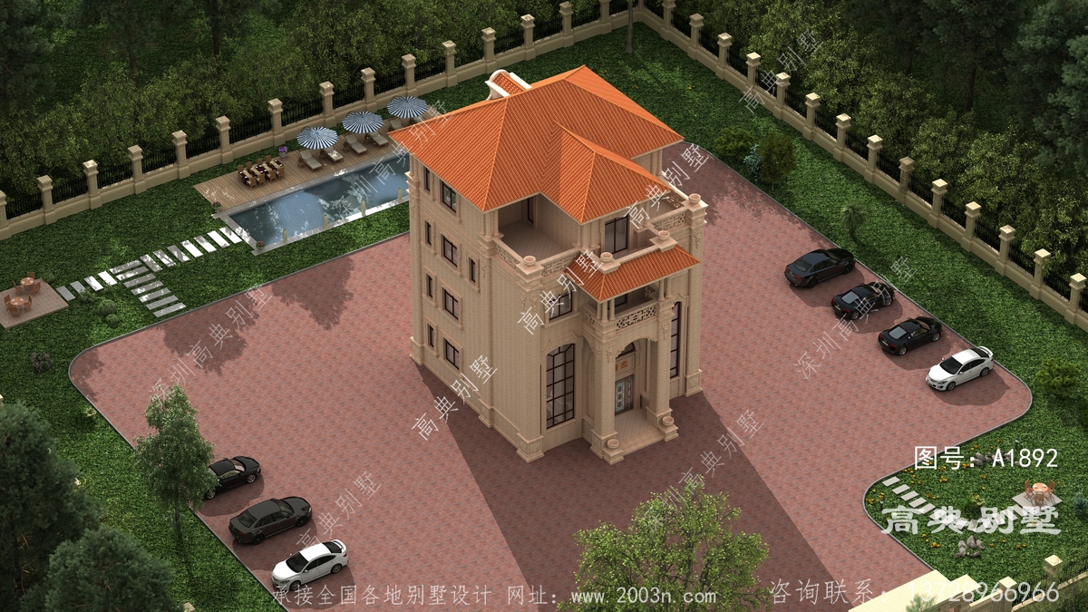 江西省宜春市万载县罗桥村住房案例最新现代小别墅设计图纸