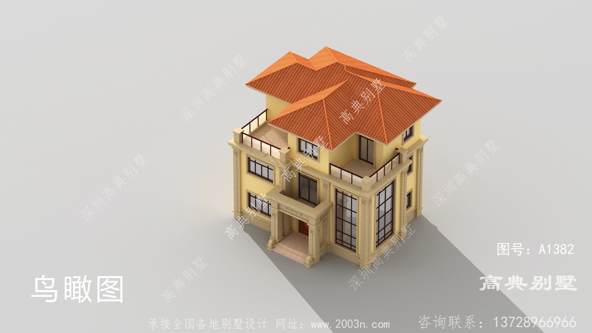 广东省茂名市正村楼房案例,仿一层别墅图纸讲解