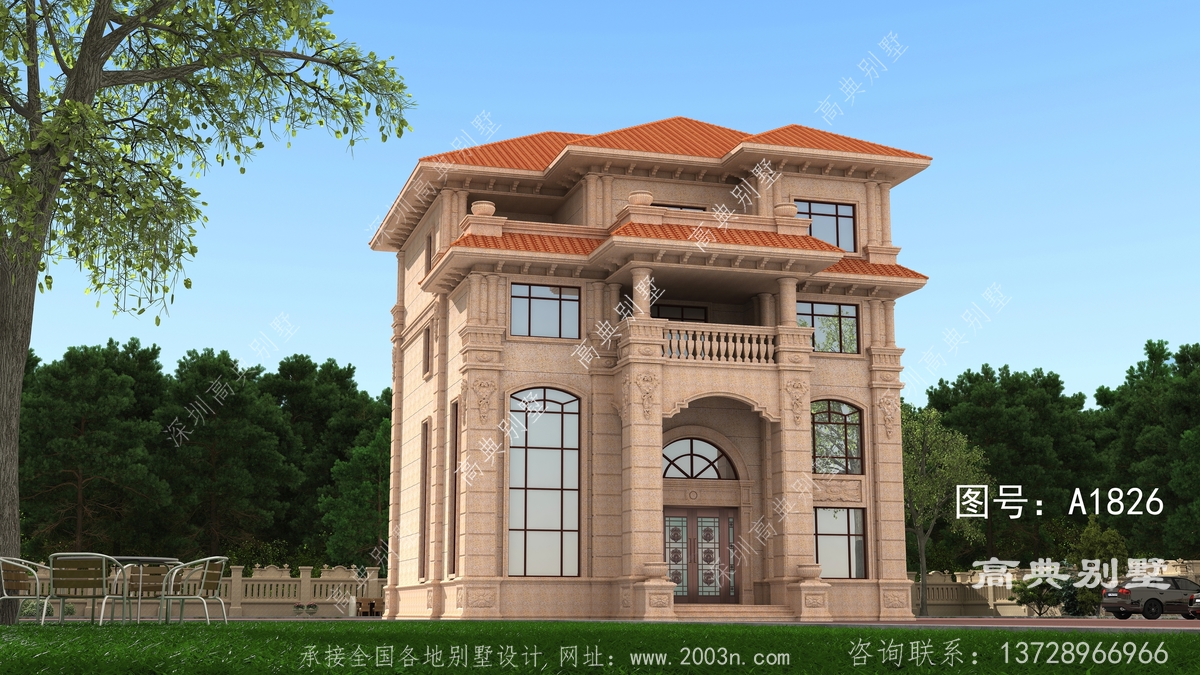 信阳市淮滨县造房子设计单位案例乡村住宅设计图