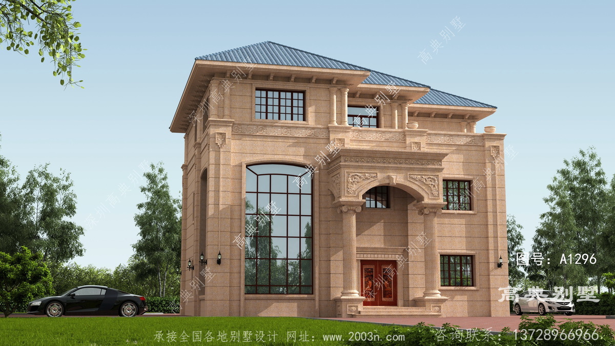 醴陵市神福港镇房屋设计网构思130平方别墅设计图纸