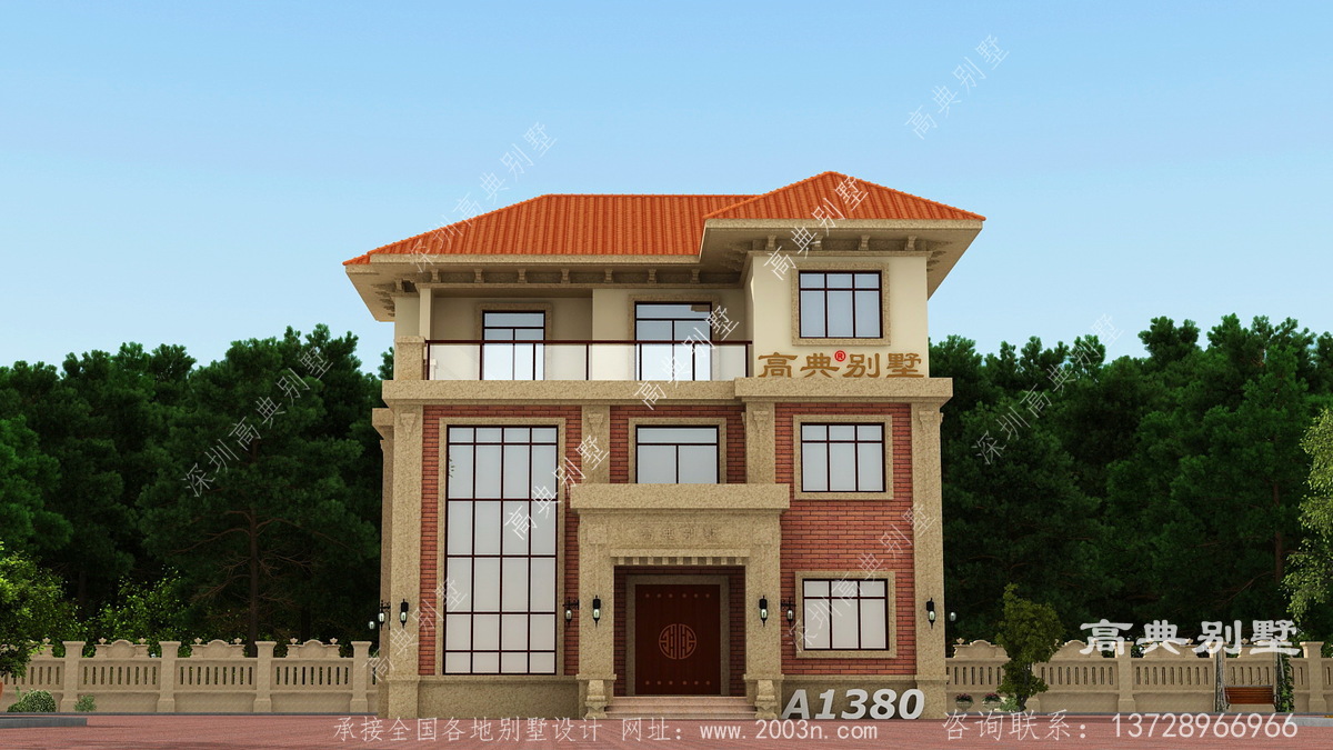 马关县都龙镇自建房设计工匠所样板二层房屋设计