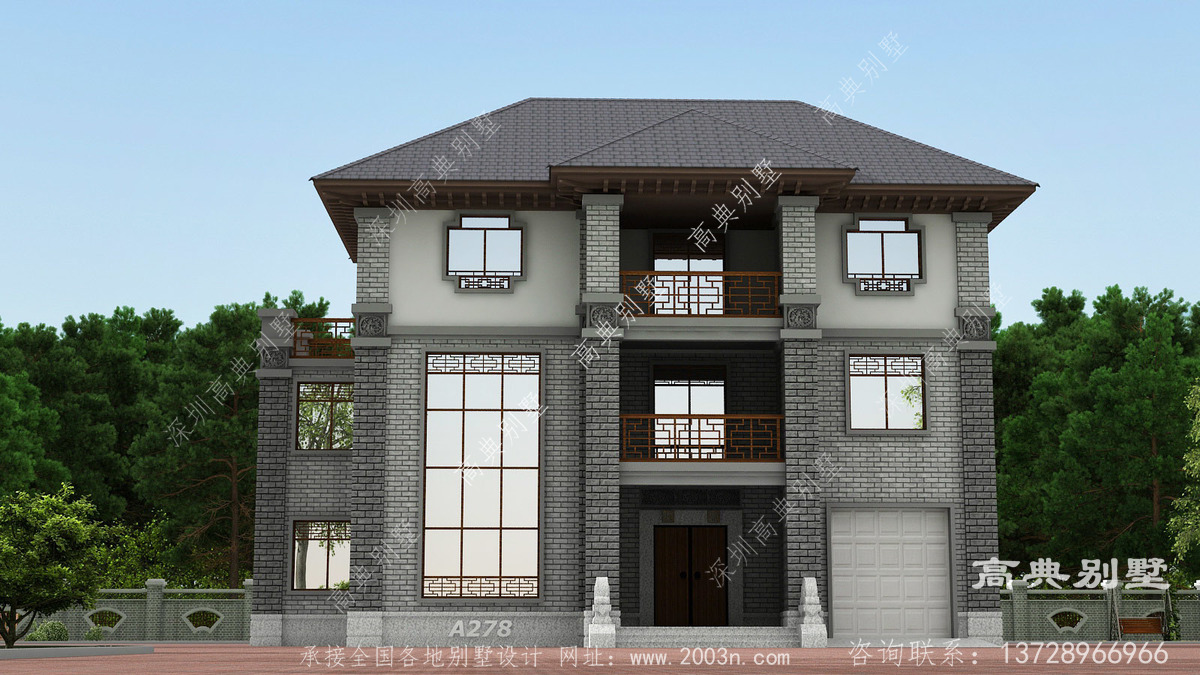 麟游县招贤镇盖房子设计室定制120平方自建房设计图