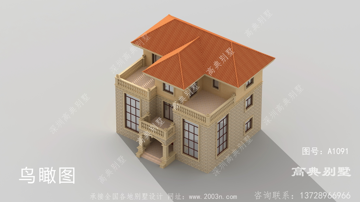东源县仙塘镇民宅设计工场专业农村5层楼房设计图