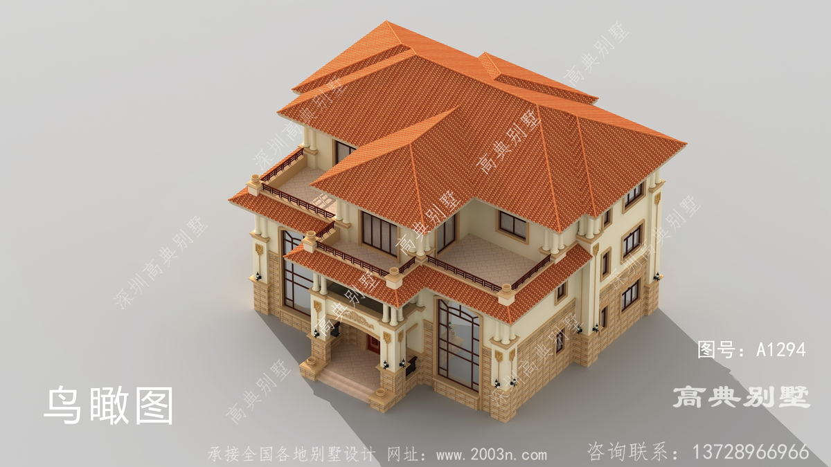 北京市西周各庄村村房案例,别墅图纸设计之家二层别墅图纸