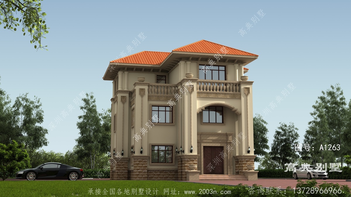河北临漳县郜庄村住宅案例180平米的别墅图纸