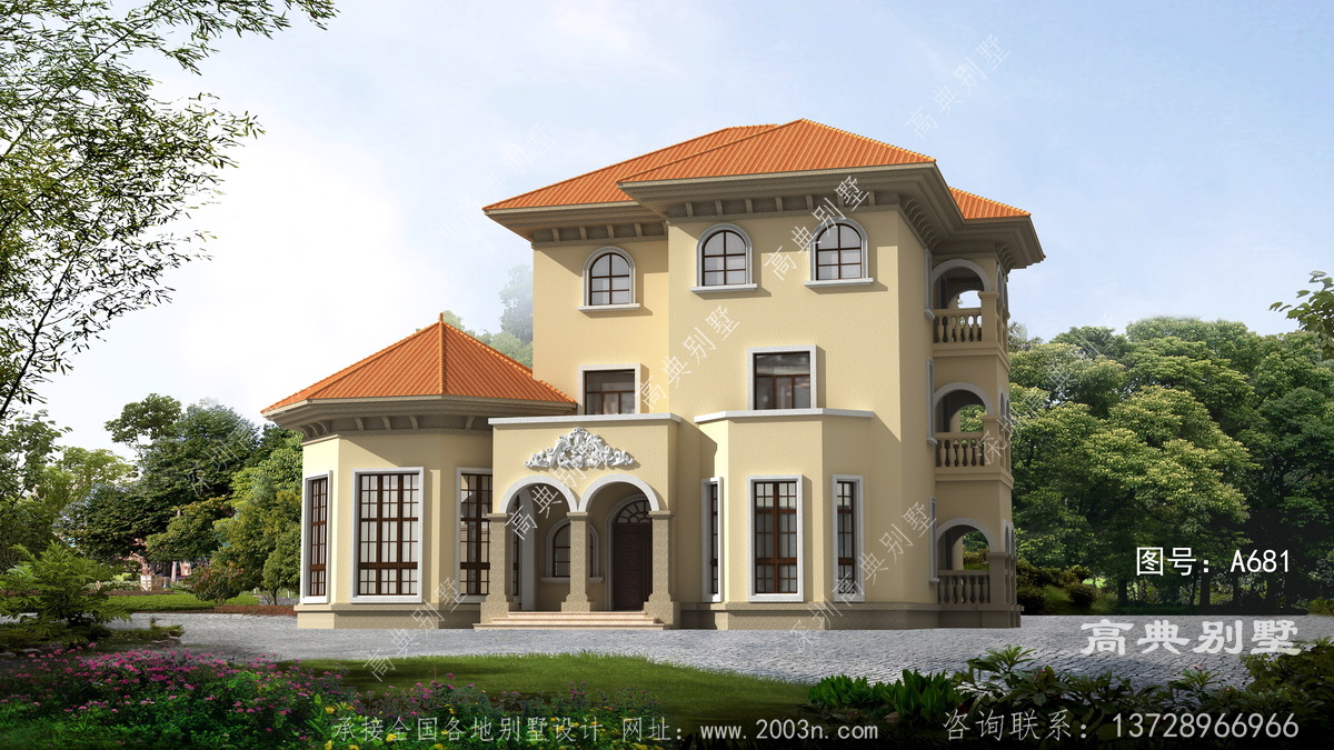 中江县普兴镇房子设计工场创意农村20万房子设计图