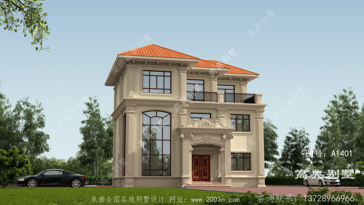 中江县青市乡别墅设计所构思免费农村房屋设计图