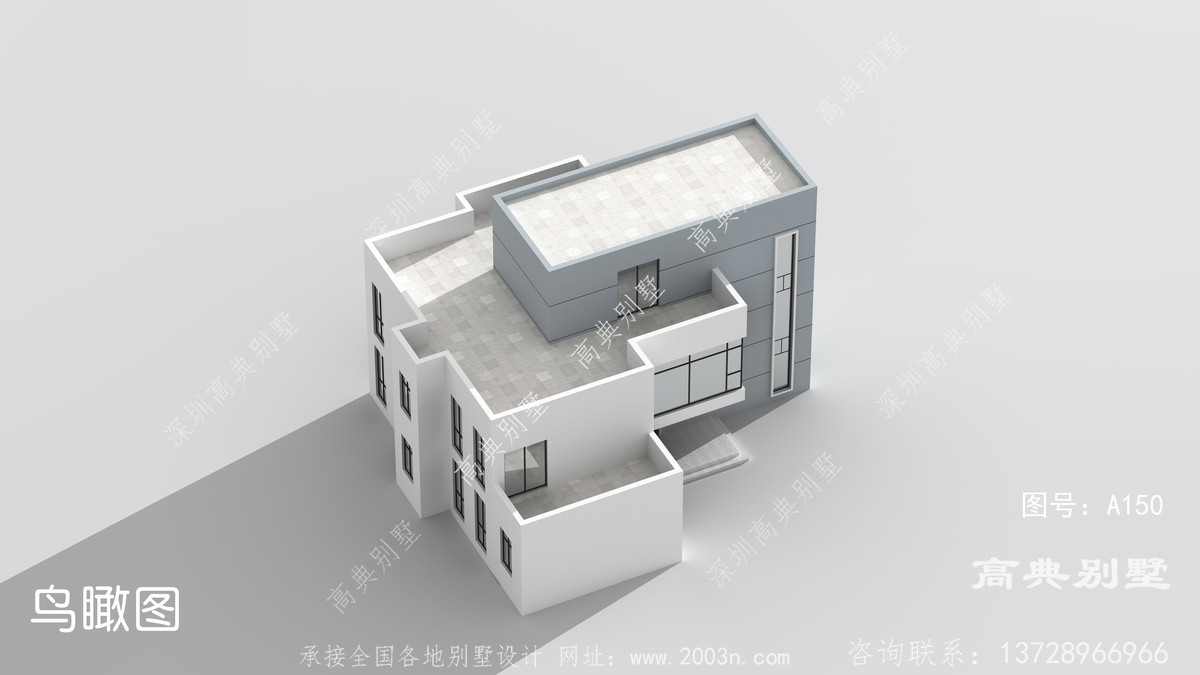 河北临漳县关村住宅案例别墅设计三层图纸