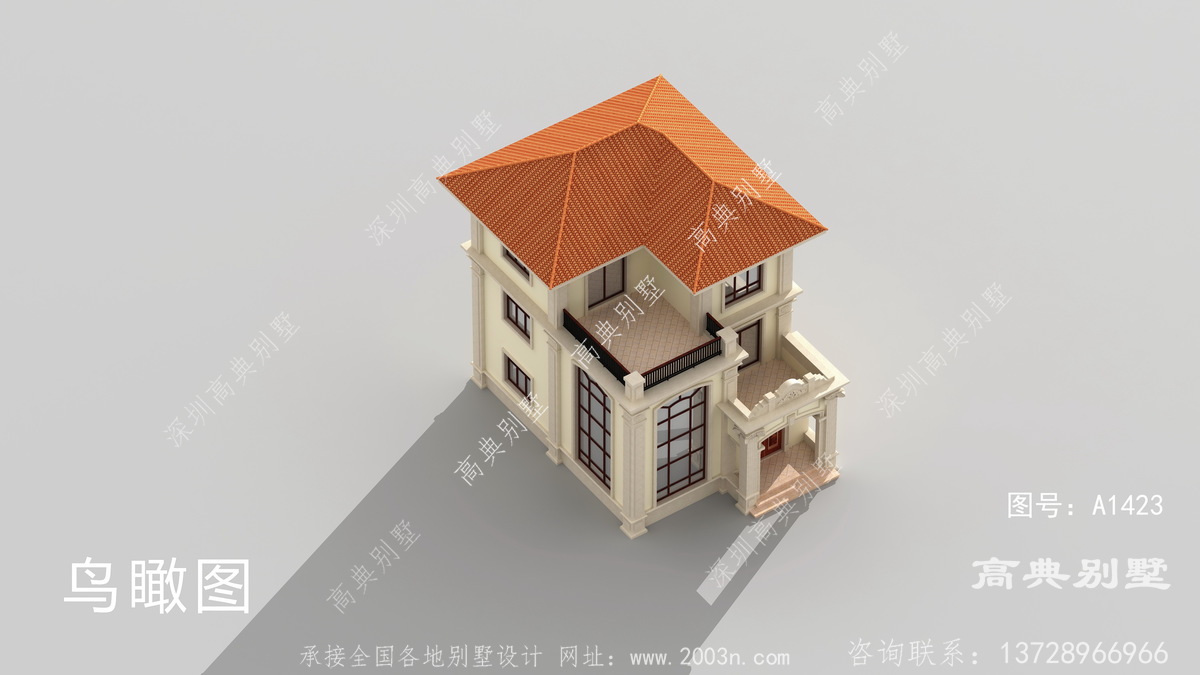 民勤县泉山镇自建房设计公司创造二楼阳台设计农村