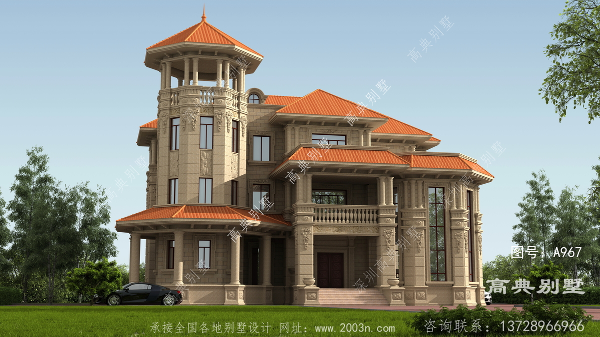 江苏省大丰市大中镇房子案例自建房庭院院门设计