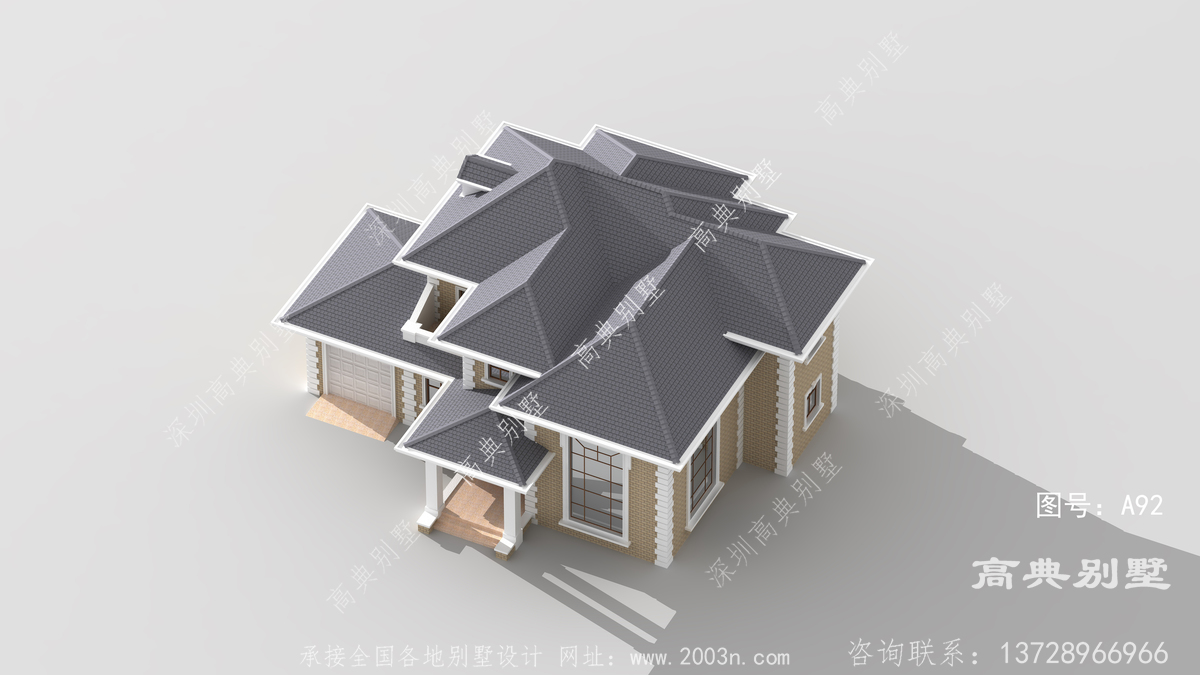 天津市王木元庄村房屋案例,8米长9米宽的别墅设计图纸