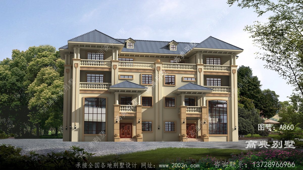 东源县新回龙镇盖房子设计梦工坊建设三层建房设计图