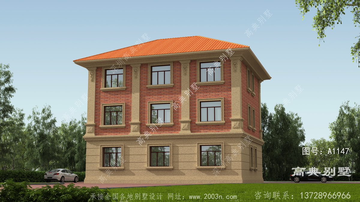 聂荣县查当乡盖房子设计梦工坊出品农村自建一层房设计图