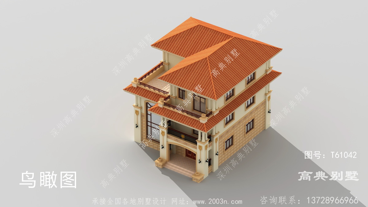 山东省泰安市周坡村房子案例,专业农村自建房设计师