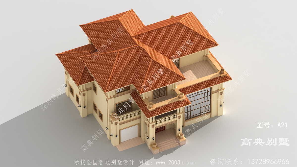 旺苍县天星乡盖房子设计事务所作品住宅设计效果图