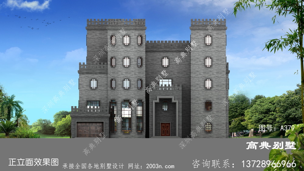 清新优雅，韵味十足的中式城堡别墅