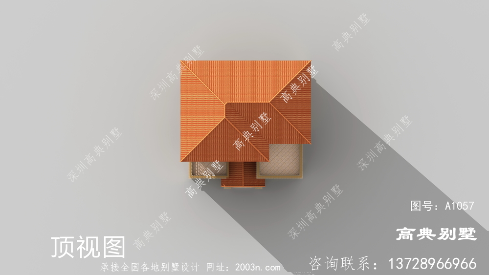 简欧三层复式别墅住宅设计图