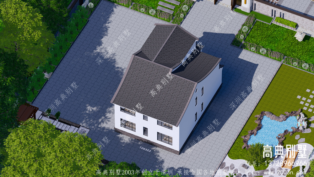新中式别墅设计图纸建造农村自建房设计图施工图全套